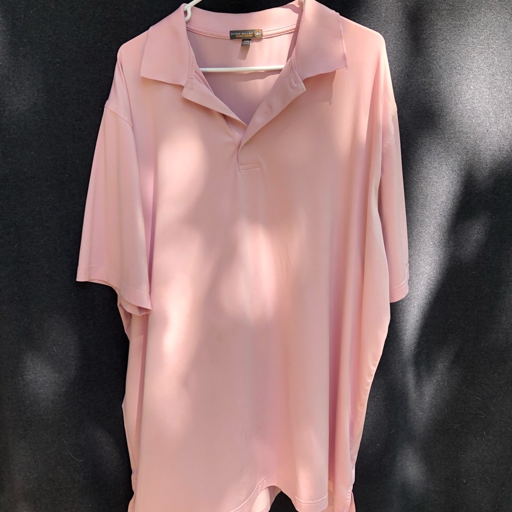 Peter millar pink polo